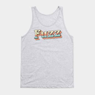 Retro vintage washed out Fuzz design Tank Top